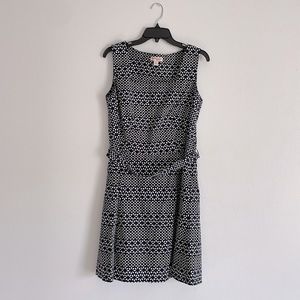 Brooks Brothers Navy & White Dress with pockets